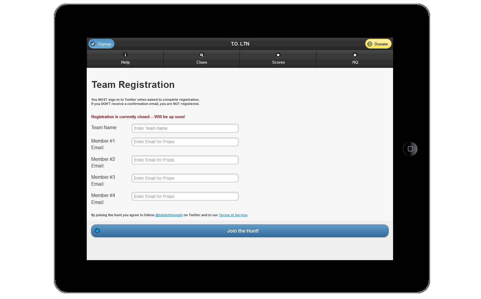 Registration
